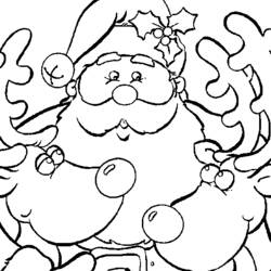 Página para colorir: Papai Noel (Personagens) #104796 - Páginas para Colorir Imprimíveis Gratuitamente