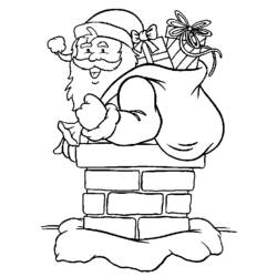 Página para colorir: Papai Noel (Personagens) #104800 - Páginas para Colorir Imprimíveis Gratuitamente