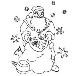 Página para colorir: Papai Noel (Personagens) #104802 - Páginas para Colorir Imprimíveis Gratuitamente