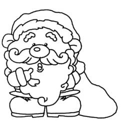 Página para colorir: Papai Noel (Personagens) #104816 - Páginas para Colorir Imprimíveis Gratuitamente