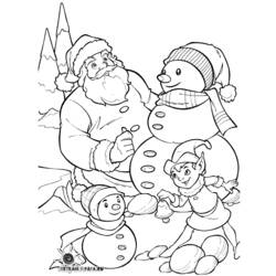 Página para colorir: Papai Noel (Personagens) #104836 - Páginas para Colorir Imprimíveis Gratuitamente