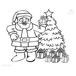 Página para colorir: Papai Noel (Personagens) #104876 - Páginas para Colorir Imprimíveis Gratuitamente