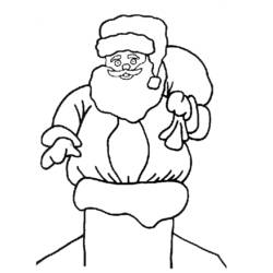 Página para colorir: Papai Noel (Personagens) #104877 - Páginas para Colorir Imprimíveis Gratuitamente