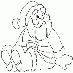 Página para colorir: Papai Noel (Personagens) #104879 - Páginas para Colorir Imprimíveis Gratuitamente