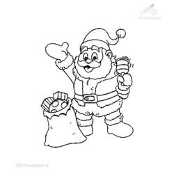 Página para colorir: Papai Noel (Personagens) #104882 - Páginas para Colorir Imprimíveis Gratuitamente