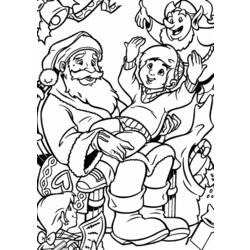 Página para colorir: Papai Noel (Personagens) #104890 - Páginas para Colorir Imprimíveis Gratuitamente