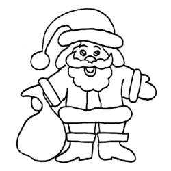 Página para colorir: Papai Noel (Personagens) #104891 - Páginas para Colorir Imprimíveis Gratuitamente