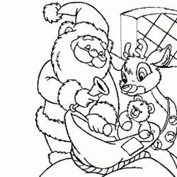 Página para colorir: Papai Noel (Personagens) #104893 - Páginas para Colorir Imprimíveis Gratuitamente