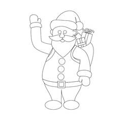 Página para colorir: Papai Noel (Personagens) #104910 - Páginas para Colorir Imprimíveis Gratuitamente