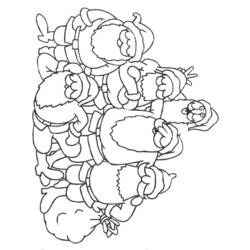 Página para colorir: Papai Noel (Personagens) #104985 - Páginas para Colorir Imprimíveis Gratuitamente