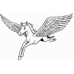 Página para colorir: Pégaso (Personagens) #209063 - Páginas para Colorir Imprimíveis Gratuitamente
