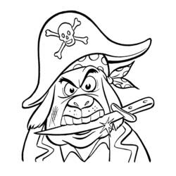 Página para colorir: Pirata (Personagens) #105017 - Páginas para Colorir Imprimíveis Gratuitamente