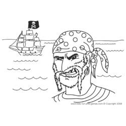 Página para colorir: Pirata (Personagens) #105025 - Páginas para Colorir Imprimíveis Gratuitamente