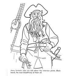 Página para colorir: Pirata (Personagens) #105034 - Páginas para Colorir Imprimíveis Gratuitamente