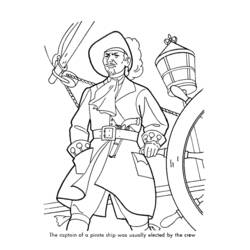 Página para colorir: Pirata (Personagens) #105101 - Páginas para Colorir Imprimíveis Gratuitamente
