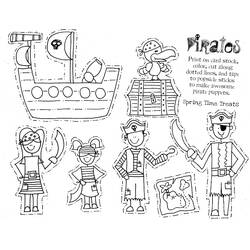 Página para colorir: Pirata (Personagens) #105124 - Páginas para Colorir Imprimíveis Gratuitamente