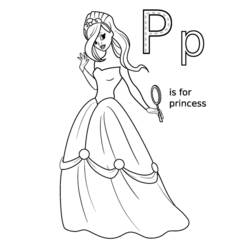 Desenho Princesa (Personagens) #170942 para imprimir e colorir