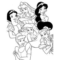 Página para colorir: Princesa (Personagens) #85172 - Páginas para Colorir Imprimíveis Gratuitamente