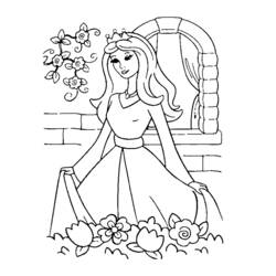 Página para colorir: Princesa (Personagens) #85205 - Páginas para Colorir Imprimíveis Gratuitamente