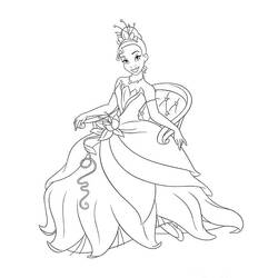 Página para colorir: Princesa (Personagens) #85207 - Páginas para Colorir Imprimíveis Gratuitamente