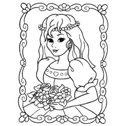 Página para colorir: Princesa (Personagens) #85215 - Páginas para Colorir Imprimíveis Gratuitamente