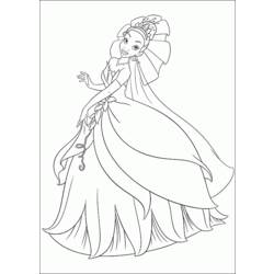 Página para colorir: Princesa (Personagens) #85256 - Páginas para Colorir Imprimíveis Gratuitamente