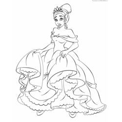 Página para colorir: Princesa (Personagens) #85346 - Páginas para Colorir Imprimíveis Gratuitamente