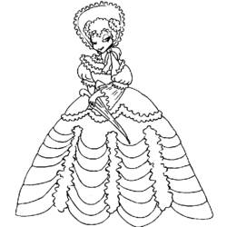 Página para colorir: Princesa (Personagens) #85350 - Páginas para Colorir Imprimíveis Gratuitamente