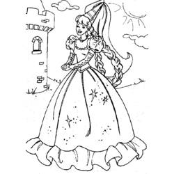 Página para colorir: Princesa (Personagens) #85391 - Páginas para Colorir Imprimíveis Gratuitamente