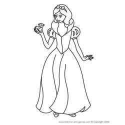 Página para colorir: Princesa (Personagens) #85436 - Páginas para Colorir Imprimíveis Gratuitamente