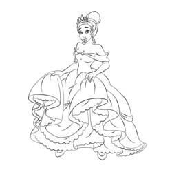 Página para colorir: Princesa (Personagens) #85506 - Páginas para Colorir Imprimíveis Gratuitamente