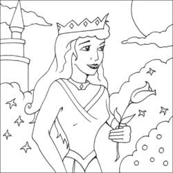 Página para colorir: Princesa (Personagens) #85518 - Páginas para Colorir Imprimíveis Gratuitamente