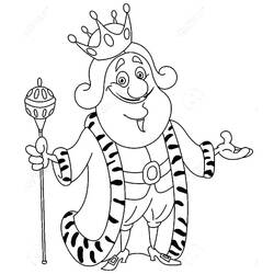 Página para colorir: Rei (Personagens) #186252 - Páginas para Colorir Imprimíveis Gratuitamente