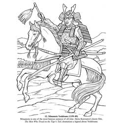 Página para colorir: Samurai (Personagens) #107269 - Páginas para Colorir Imprimíveis Gratuitamente