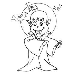 Desenho Vampiro (Personagens) #196099 para imprimir e colorir