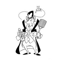 Desenho Vampiro (Personagens) #196106 para imprimir e colorir