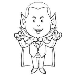 Desenho Vampiro (Personagens) #196113 para imprimir e colorir