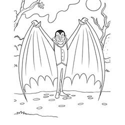 Desenho Vampiro (Personagens) #196115 para imprimir e colorir