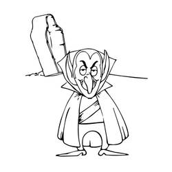 Desenho Vampiro (Personagens) #196138 para imprimir e colorir