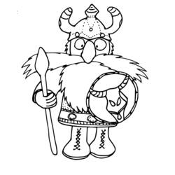 Página para colorir: viking (Personagens) #149345 - Páginas para Colorir Imprimíveis Gratuitamente