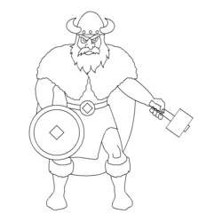 Página para colorir: viking (Personagens) #149384 - Páginas para Colorir Imprimíveis Gratuitamente