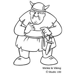 Página para colorir: viking (Personagens) #149442 - Páginas para Colorir Imprimíveis Gratuitamente