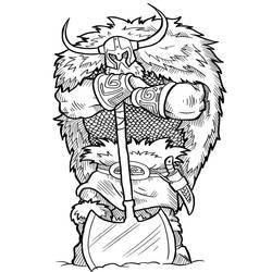 Desenho Viking (Personagens) #212437 para imprimir e colorir