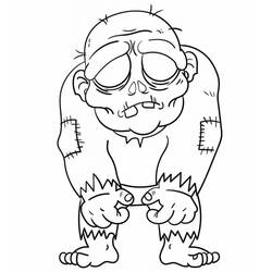 Desenho Zumbi (Personagens) #172896 para imprimir e colorir