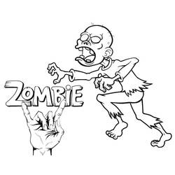 Desenho Zumbi (Personagens) #172918 para imprimir e colorir