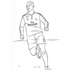 Desenhos para colorir: Cristiano Ronaldo - Páginas para Colorir Imprimíveis Gratuitamente