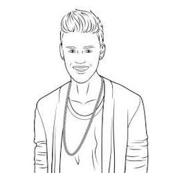 Desenho Justin Bieber (Pessoas famosas) #172868 para imprimir e colorir