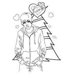 Desenho Justin Bieber (Pessoas famosas) #172883 para imprimir e colorir