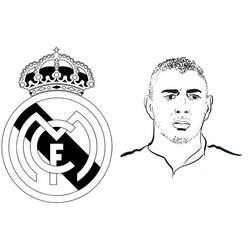 Desenhos para colorir: Karim Benzema - Páginas para Colorir Imprimíveis Gratuitamente
