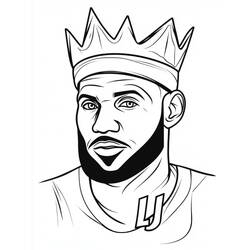 Desenhos para colorir: LeBron James - Páginas para Colorir Imprimíveis Gratuitamente